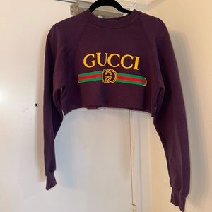 Cropped Gucci Sweatshirt